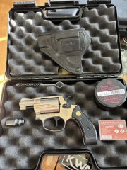 S&W Chiefs Special Schreckschuss Revolver vernickelt Neu