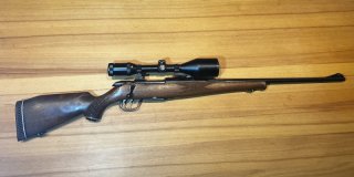 Krico 222 Rem Mag Repetierbüchse inklusive Eduard Kettner 3-9x56 mit Schwenkmontage