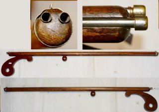 Blasrohr mit 2 Läufen, 19. Jahrhundert