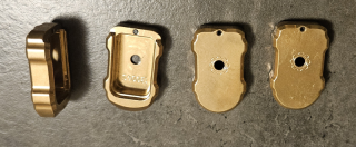 4x Eemann Tech Messing-Magazinboden für CZ Shadow 2