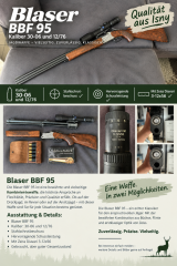 Blaser BBF 95, Bockbüchsflinte, 30-06; 12/76