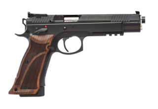 Pro Tuning Pistole TAIPAN SPORT – Kal. 9 mm Luger, SAO, Match-Griffschalen Nussbaum