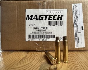 2.000 Hülsen Magtech .223 Rem. aus gleichem Los