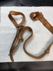 Schießriemen Leder für Schwarzpulver