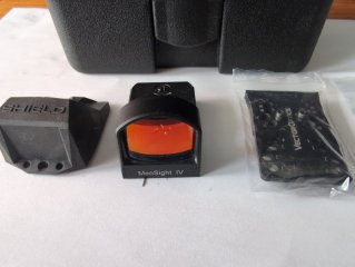 RotpunktVisier Meopta MeoSight IV ,Adapterplatte, Schutzhaube, alle Schrauben alle Pins