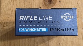 PPU Munition .308 WIN SP 9,7 Gramm