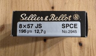 S&B 8x57IS 12,7 g SPCE