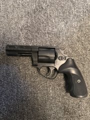 Luftdruck Revolver ME 38 Magnum brüniert Kaliber 4,5mm