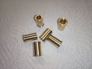 Biete REDUZIERHÜLSEN Kaliber 45 AUF 9mm/380 knall.vollmessing