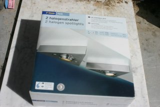 2 Halogenstrahler zum Einbau schwenkbar für die Küche zB