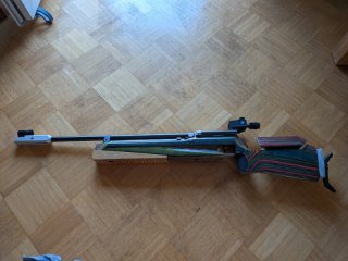 Feinwerkbau (FWB) LG 603 – Match-Luftgewehr, Schichtholzschaft, Top-Zustand, Dichtungen neu!