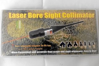 Laser-Einschießhilfe (Laser Bore Sighter) mit Adaptern
