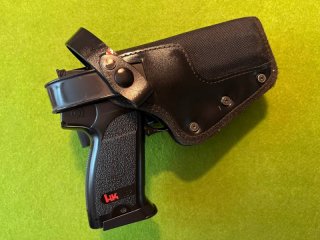 HYBRID SICKINGER/HOGUE MASSIVES DAUMEN KLAPPVERRIEGELUNG DIENSTHOLSTER USP P30 BAUÄHNLICHE