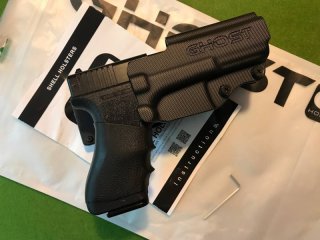 AMADINI GHOST WETTKAMPFHOLSTER GLOCK SMALL FRAME 17-19 AUCH 26 BAUÄHNLICHE NEU OVP