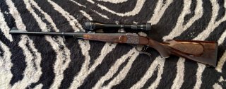 ++++ Blockbüchse Custom Made im britischen Safari Style 7mm RemMag. +++++