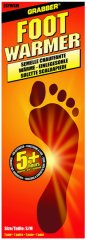 GRABBER Einlegesohlen 1 Paar Wärmepads 5h Stunden 38 - 42° Grad Wärme | Aktivkohle Eisen Salz | NEU!