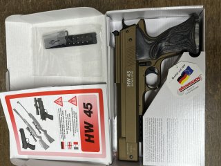 HW 45 Bronze Star Luftpistole