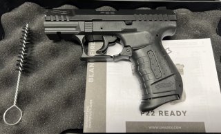 Walther P22 Ready brüniert Gaspistole