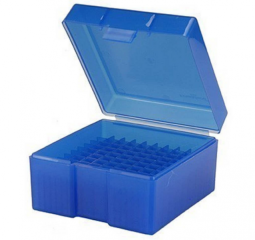 5 Frankford Arsenal Patronenboxen, Kal. 38/56WCF-50/110CWF. #514 Blau, Neuware zum Sonderpreis
