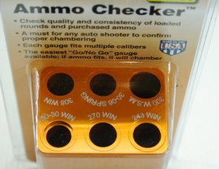 Lyman #7833002 AMMO CHECKER Large Rifle .243 .270 .30-30 .308 Win. .30-0 SPRG .300 WSM Qualtiätskont
