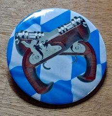 Böller - Button Bayern 58mm Durchmesser