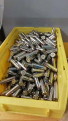 Dekomunition .38 Special Nickelhülse ,TLM Geschoss,6 Stück