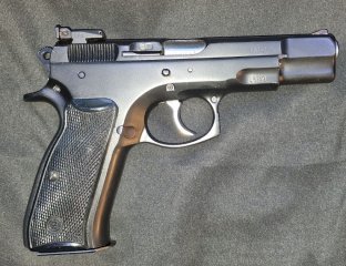 SA/DA Großkaliber Pistole 9 mm Luger Para Parabellum CZ 75