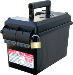 NEU Cal. 50 MTM AC50 Military Ammo Box 30cm Munitionskiste SCHWARZ AC50C40 Transportbox abschließbar