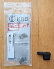 KRG Harris Bipod Direct Mount Inline Montage für Harris Zweibein mit Drehgelenk