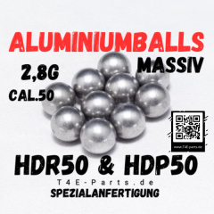 100x Aluminiumballs HDR50 | HDP50 | TR50 T4E Cal. 50