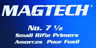 MAGTECH Zündhütchen Small RIFLE 7 1/2 S.R. SR > je 1.000 Stück | NEU SOFORT LIEFERBAR !