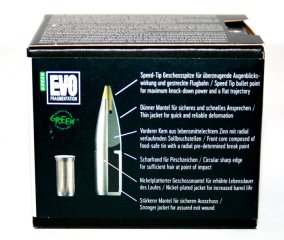 Stück NEUE RWS Geschosse - EVO-GREEN (bleifrei) 7,62mm / .308 - 139gr 9g (#2418119) Teilzerleger