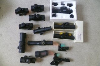 Konvolut Zieloptiken, Red-Dot, etc.