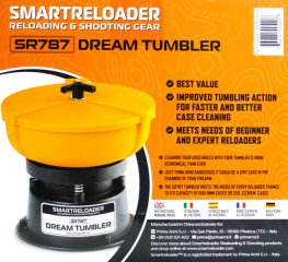 1 x SMART RELOADER SR787 DREAMTumbler Hülsenreinigung Poliergerät | bis zu 600 Hülsen 9mm 9x19 Luger
