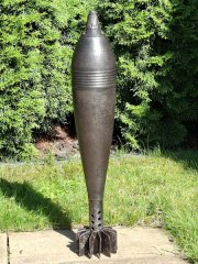DEKO Russische 120 mm Wurfgranate 1944 - ORIGINAL WW 2