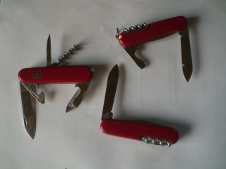 3 Schweizer Offizierstaschenmesser Victorinox