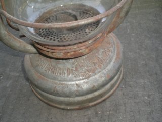 Feuerhand große Petroleumlampe - Bunkerleuchte 1. Weltkrieg