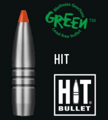 50 Stück NEUE RWS Geschosse HIT BLEIFREI ähnl. BARNES TTSX .308 Cal 30 10,7g 165gr Deformation GREEN