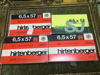 Jagdpatronen Cal. 6,5x57 Hirtenberger ABC