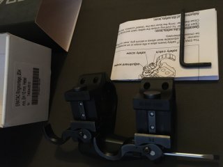 Era Tac Montageringe 34mm, BH 10, z.B FALKE 1-8x24 PRO-Serie Gen2