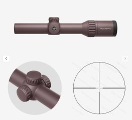 Vector Optics SCOC-46 Continental x6 1-6x24 Coyote FDE Zielfernrohr - 25 Jahre Garantie