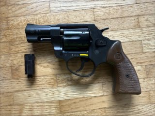 Röhm Schreckschuss Revolver RG 89 N PTB 594 9mm schwarz/braun RG89N