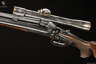 Franz Sodia / Ferlach Hahnbüchsflinte Kaliber 16/70 & 8x57R/360