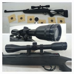 Hatsan Luftgewehr SET *** Kal.4,5mm (.177) + ZIELFERNROHR + MONTAGE Material + Munition + Karten !!!