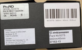 Fritzmann Pard NV007S 940nm/45mm