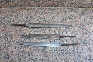 uralte DOLCHKLINGE+2 MESSERKLINGEN SOLINGEN + RAUH