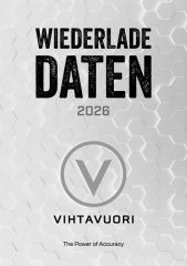 Ausdruck Vihtavuori aktuelle Ladedaten 2026 Wiederlader - Lee RCBS Dillon Primer Ladepresse