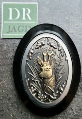 Komplettes Pistolengriffkäppchen "Rehbock " gold für Blaser und andere