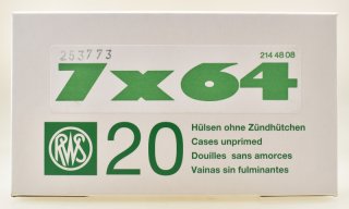 20 RWS Hülsen 7x64