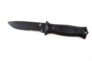 Gerber Strongarm SE Messer Schwarz - Teilwellenschliff NEU